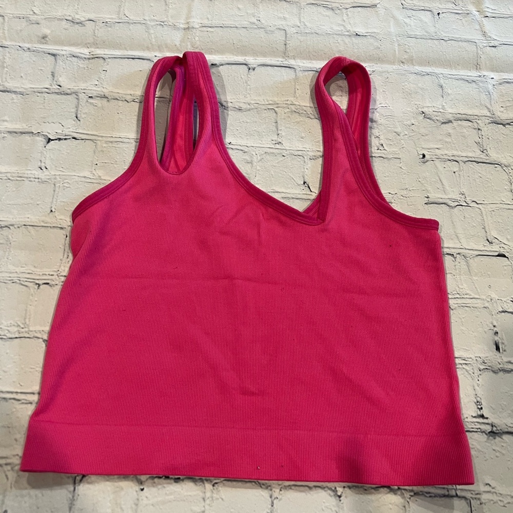 Colsie Pink Sports Bra crop tank